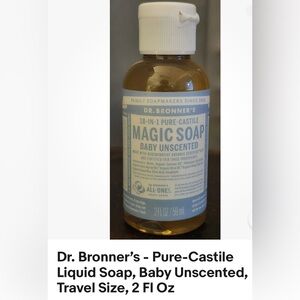 Baby Unscented Magic Soap - Gentle Castile Soap (Blue) 2oz
